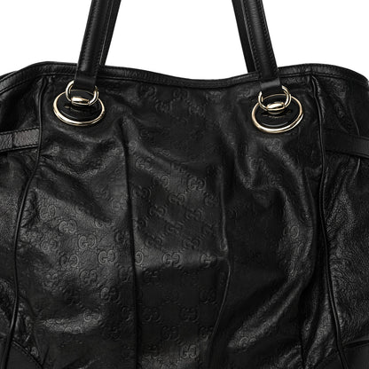 Gucci Guccissima Large Full Moon Tote Black 8 of 10