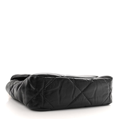 Chanel Goatskin Quilted Medium Chanel 19 Flap Black 4 of 9