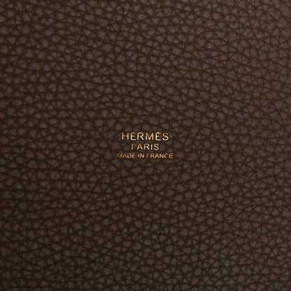 Hermes Taurillon Clemence Picotin Lock 22 MM Etoupe 6 of 11