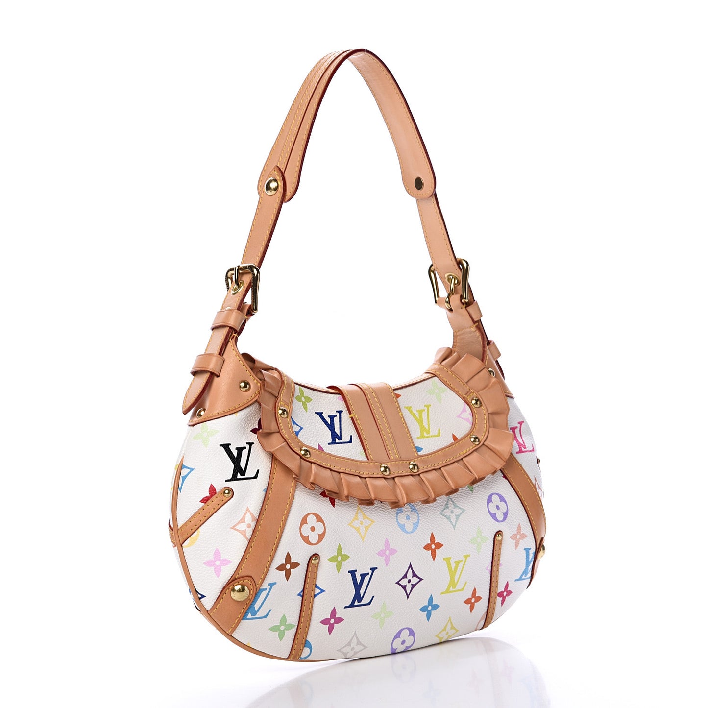 Monogram Multicolor Leonor White