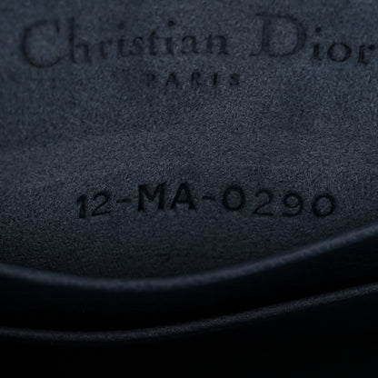 Christian Dior Goatskin Saddle Belt Clutch Denim Blue 7 of 10
