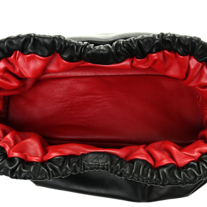 Mansur Gavriel Lambskin Cloud Clutch Black Flamma 5 of 10