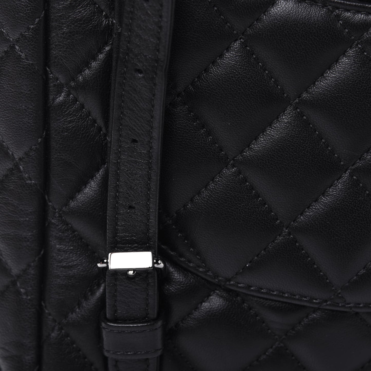 Calfskin Quilted Small Urban Spirit Backpack Black