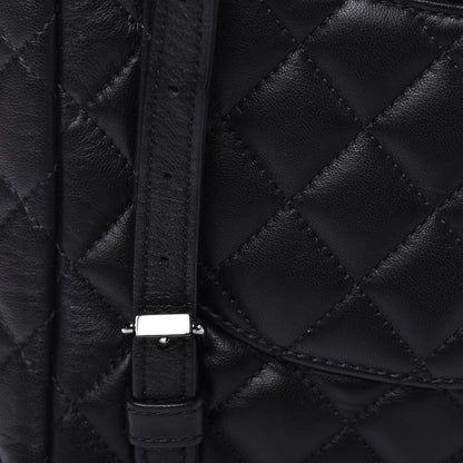 Chanel Calfskin Quilted Small Urban Spirit Backpack Black 16 of 17
