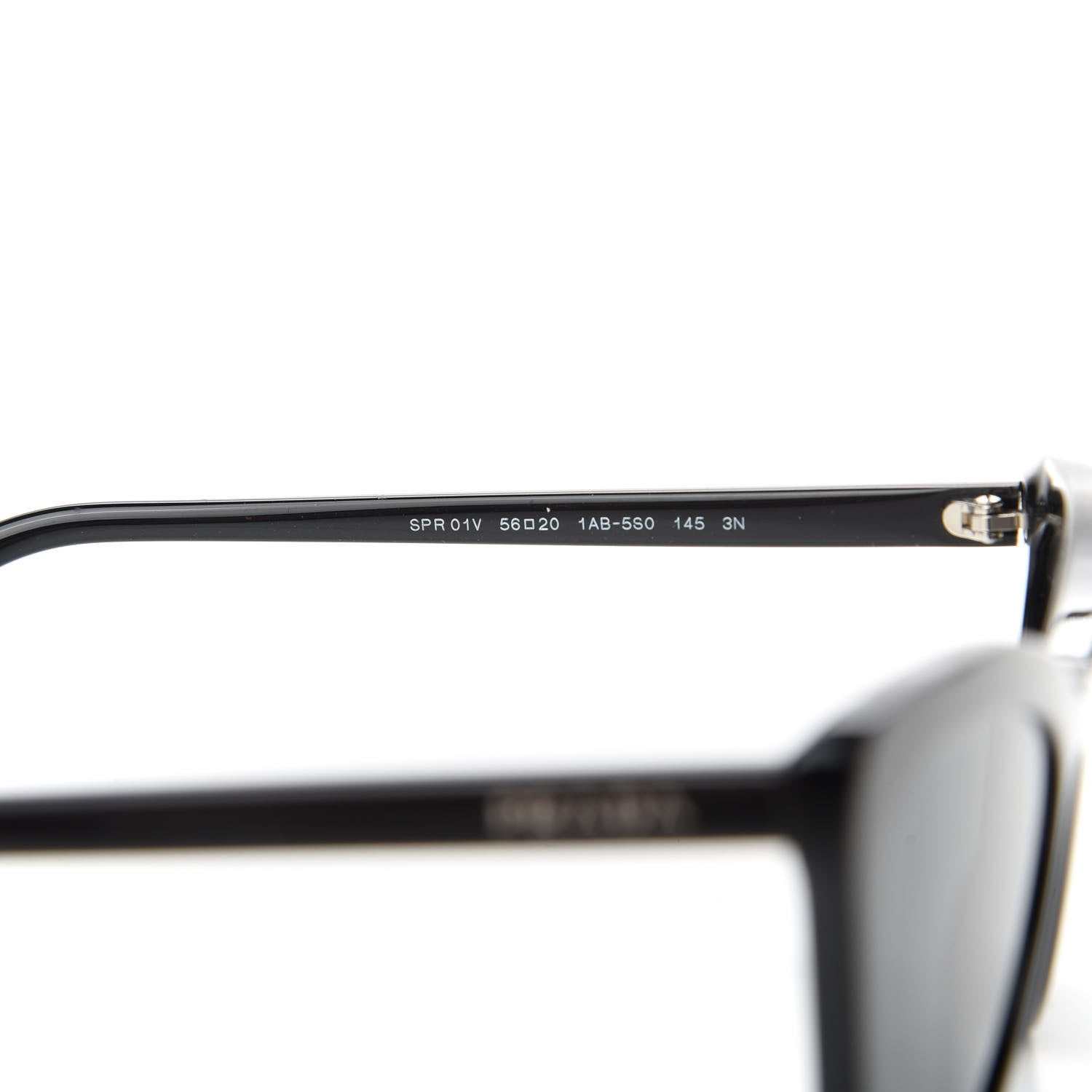 Prada Acetate Cat Eye Sunglasses SPR 01V Black 6 of 7