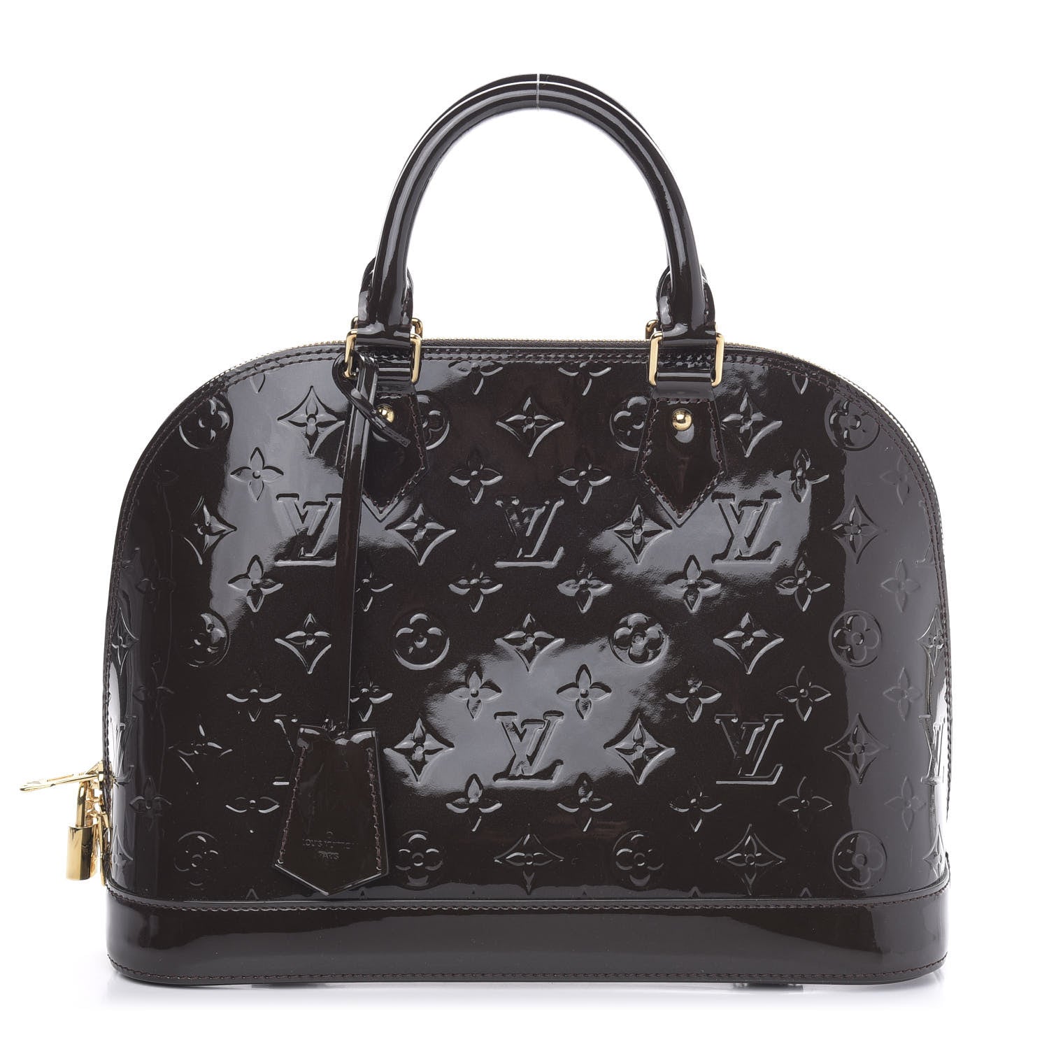 Louis Vuitton Vernis Alma PM Terre D'Ombre 1 of 8