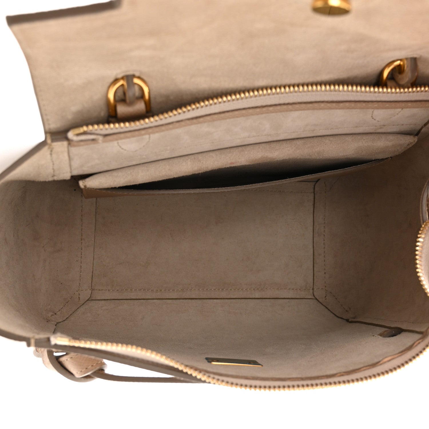 Celine Grained Calfskin Micro Belt Bag Light Taupe 5 of 9