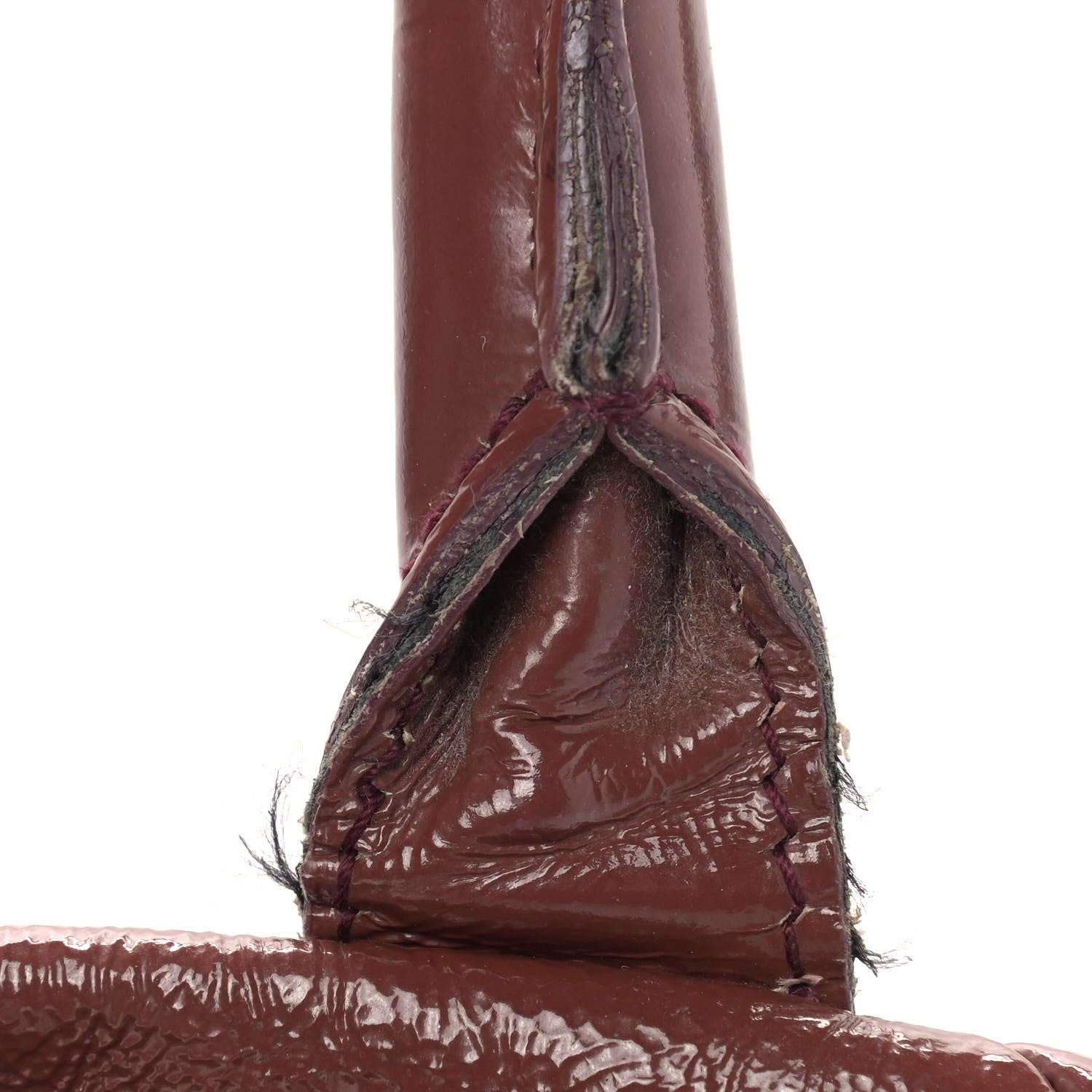 Saint Laurent Textured Patent Medium Easy Sac Dark Red 17 of 23
