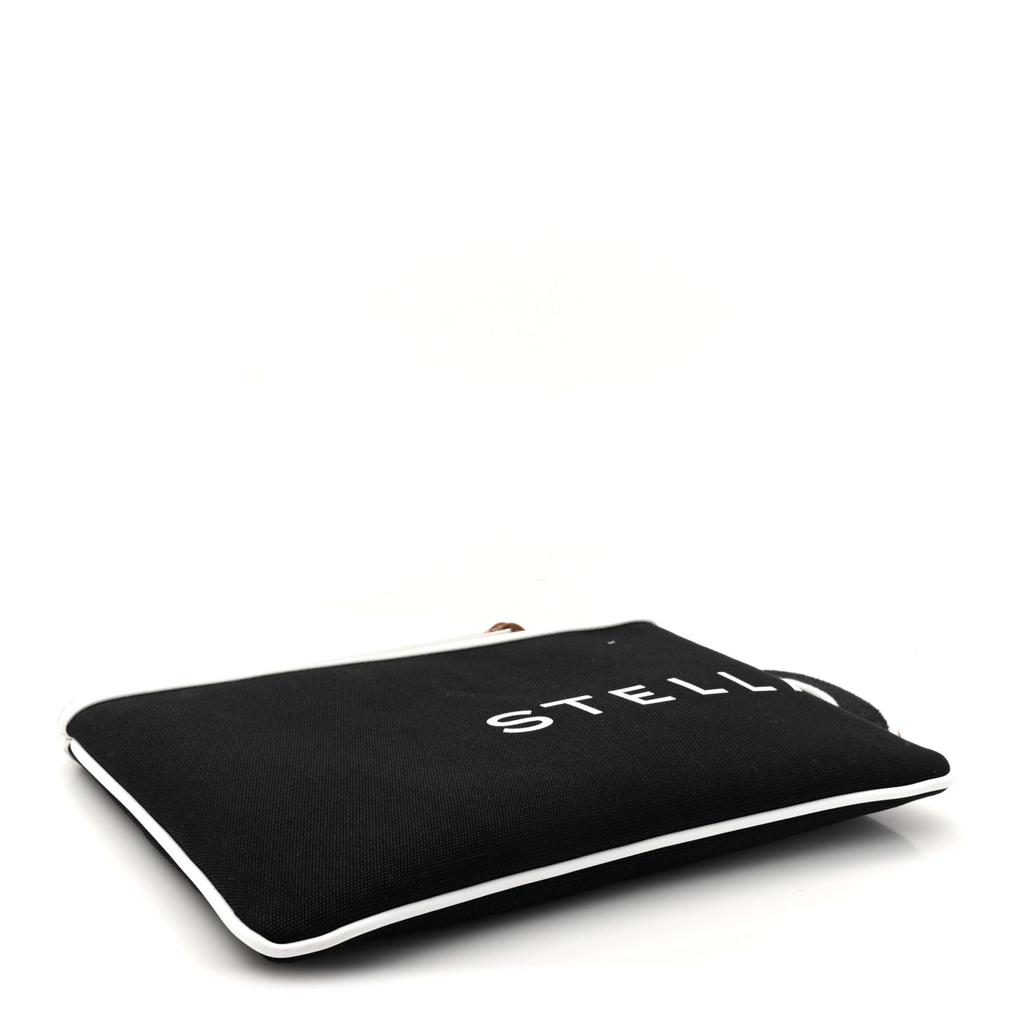 Bananatex Fabric Logo Clutch Black White
