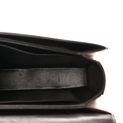 The Row Polished Saddle Calfskin The Sofia 8.75 Crossbody Cherry Wood 5 of 9