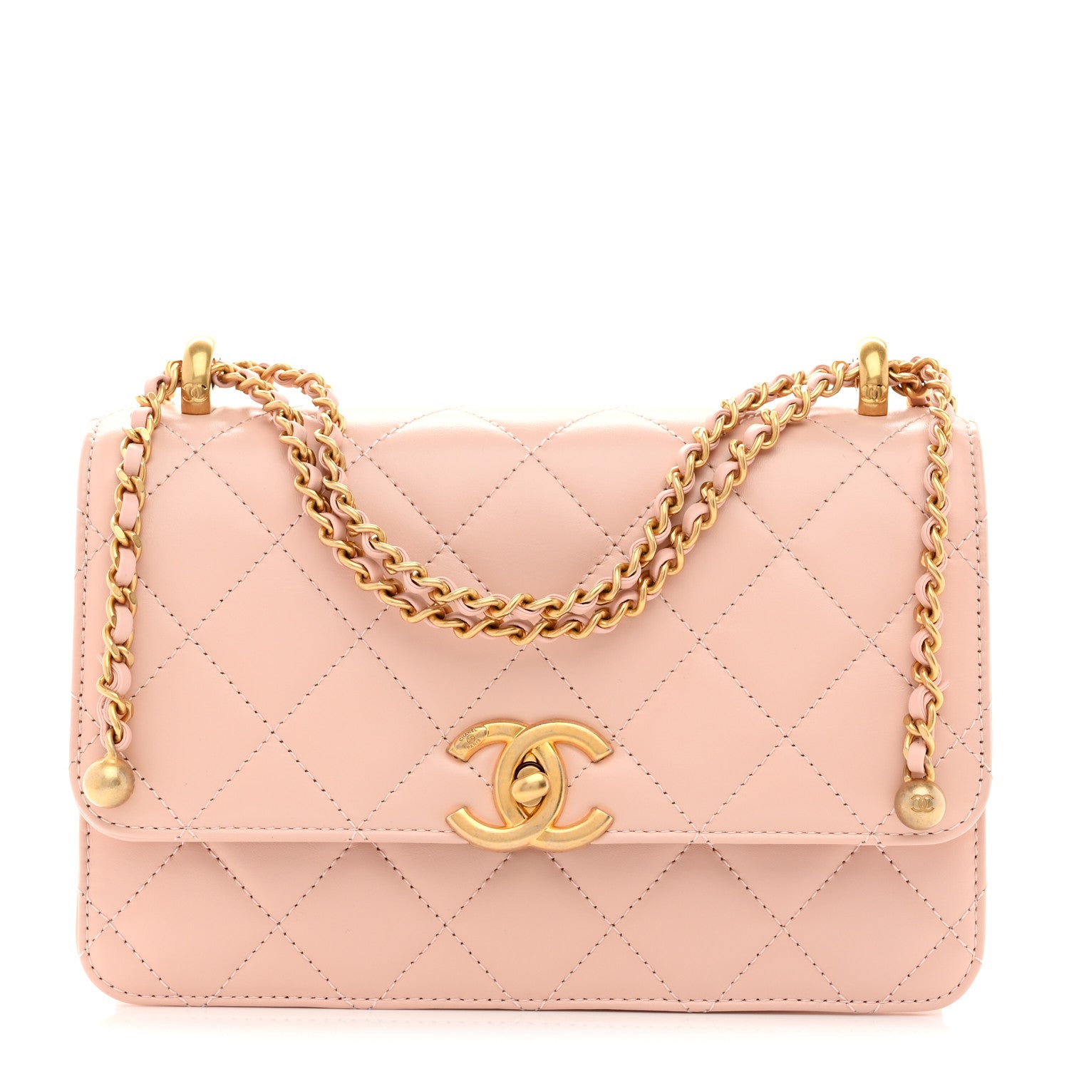 Chanel Calfskin Quilted Perfect Fit Flap Light Pink 1 of 10
