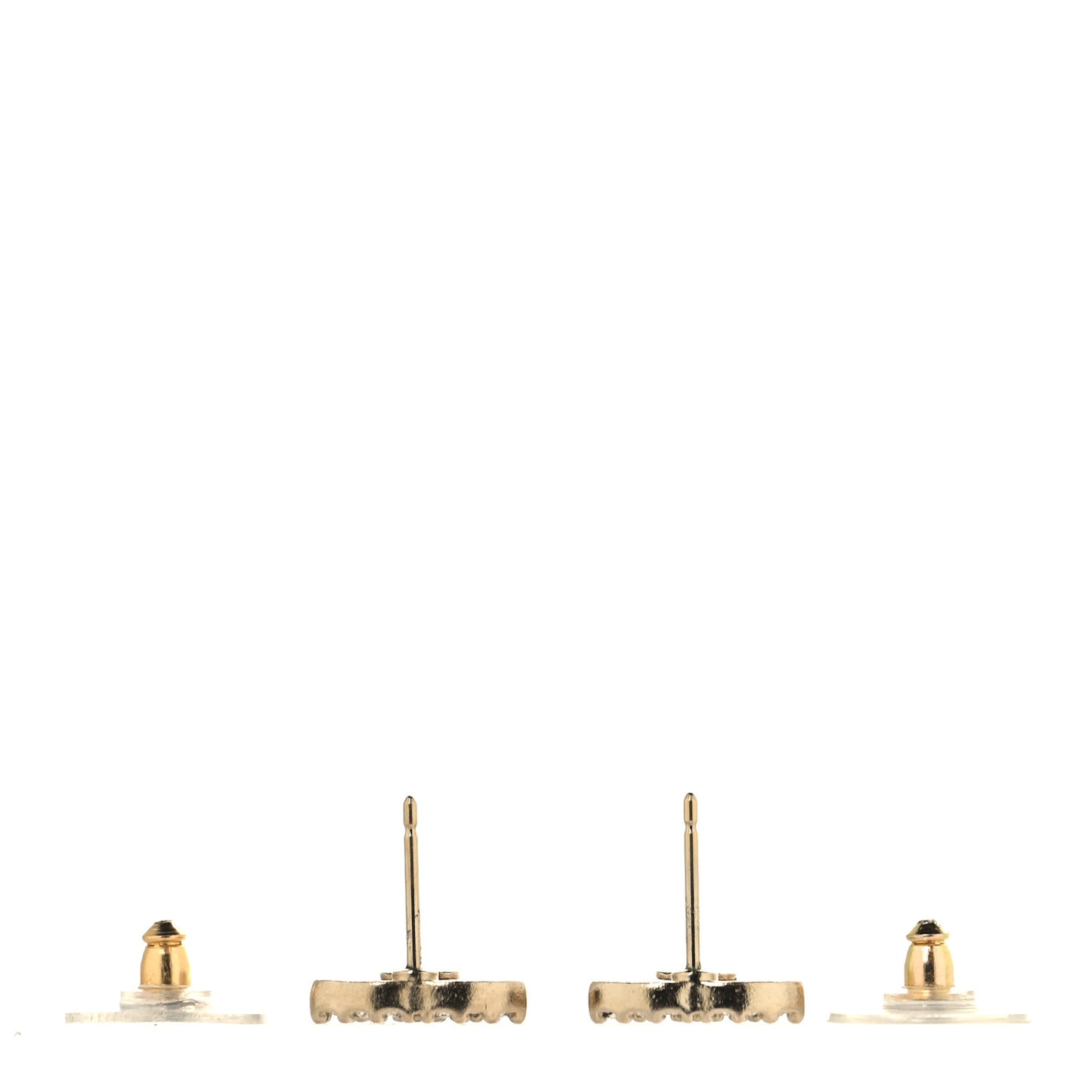 Crystal CC Earrings Gold