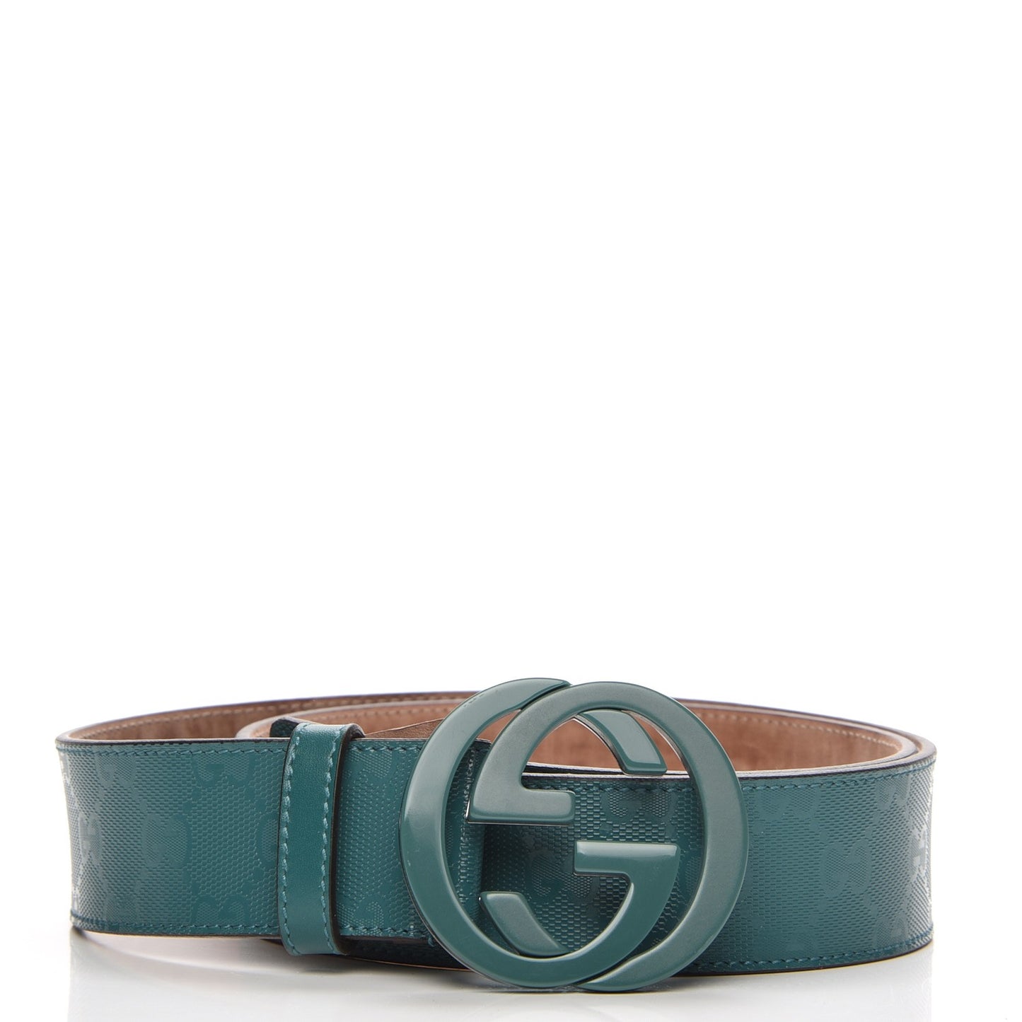 Imprime Monogram Interlocking G Belt 95 38 Verdant