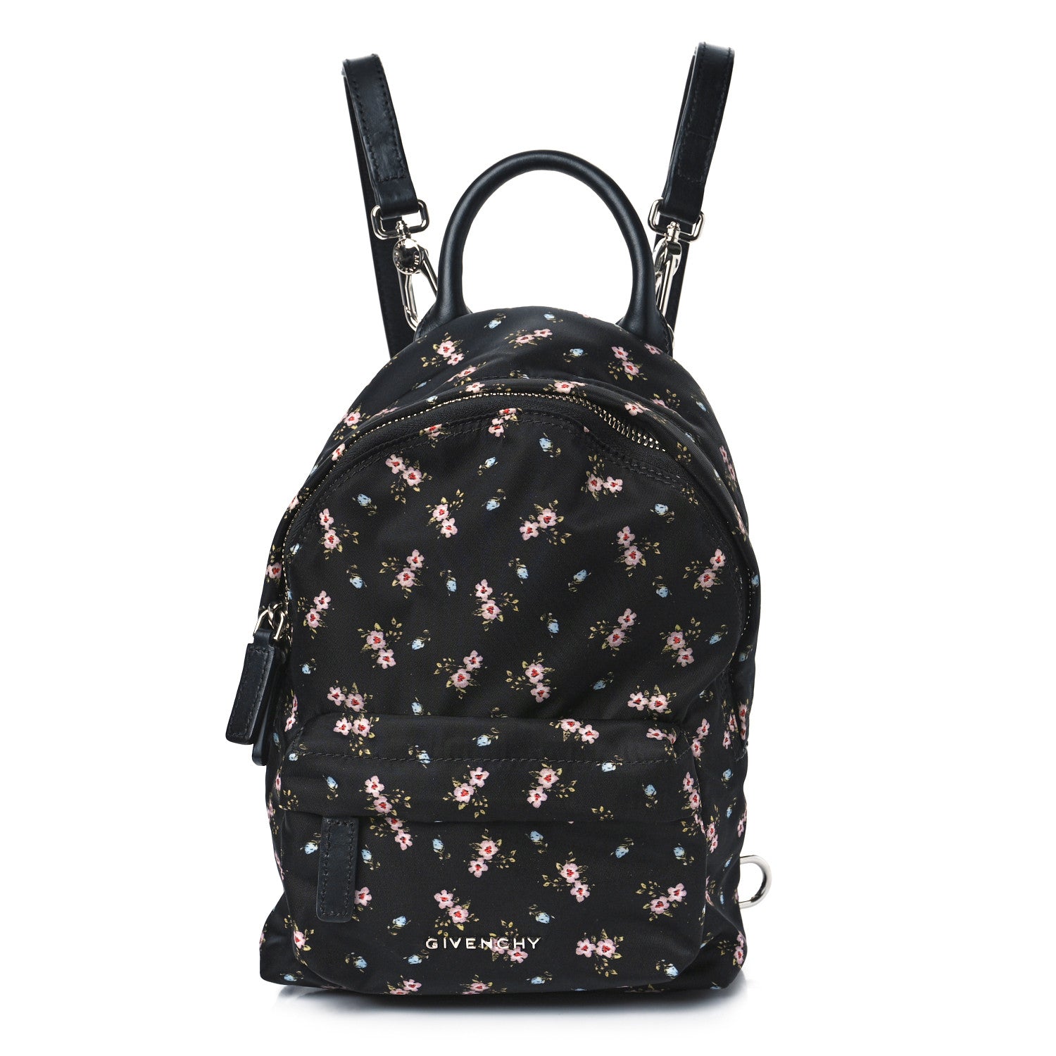Givenchy Tech Twill Nylon Hibiscus Print Nano Backpack Multicolor 2 of 9