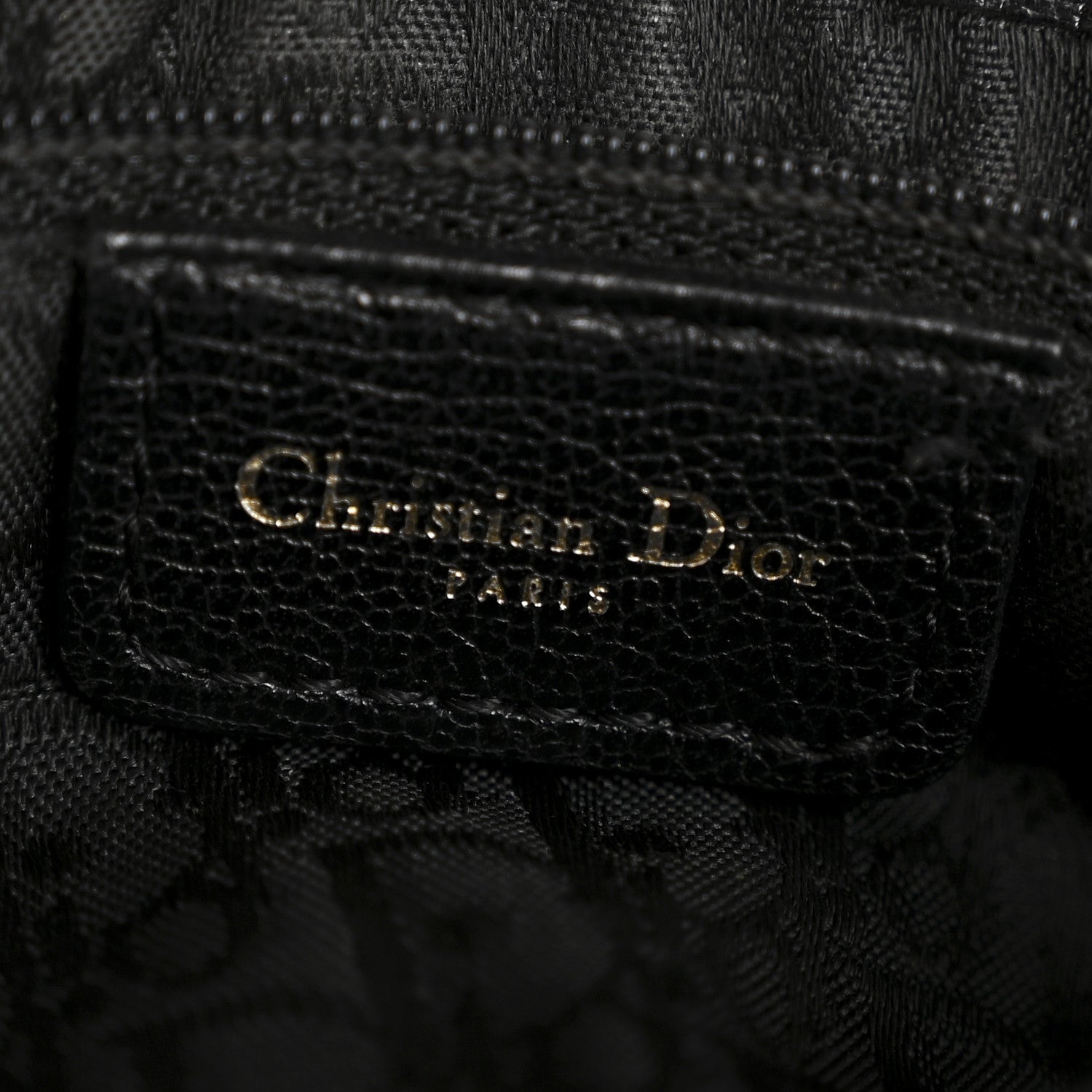 Christian Dior Calfskin Saddle Bag Black 6 of 13