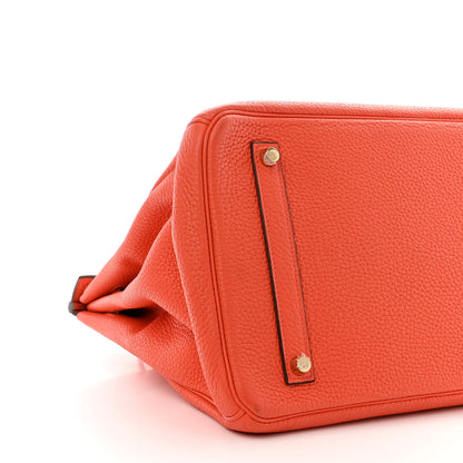 Hermes Togo BIRKIN 35 Orange 9 of 13