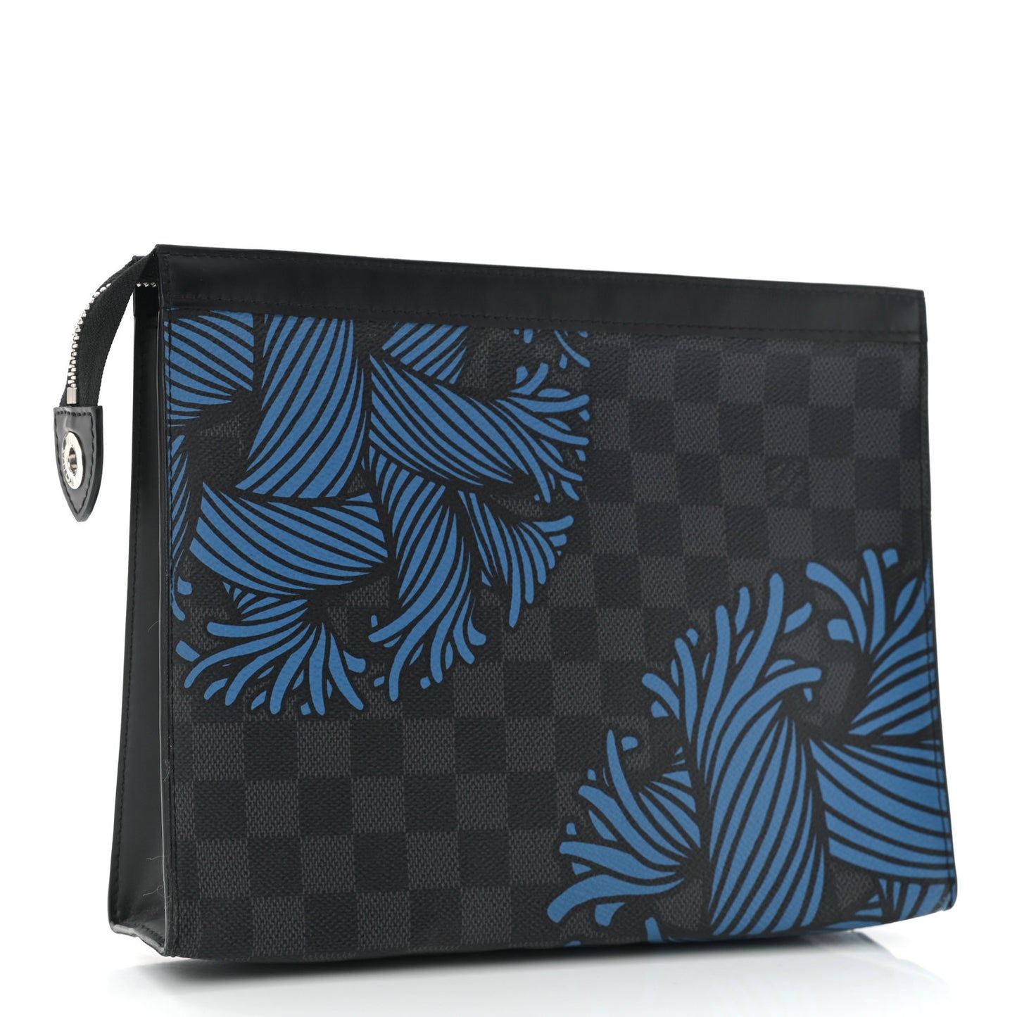 Damier Graphite Rope Pochette Voyage Blue