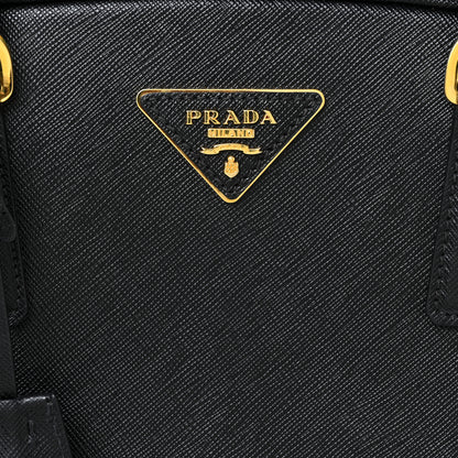 Prada Saffiano Lux Bowling Bag Black 7 of 15