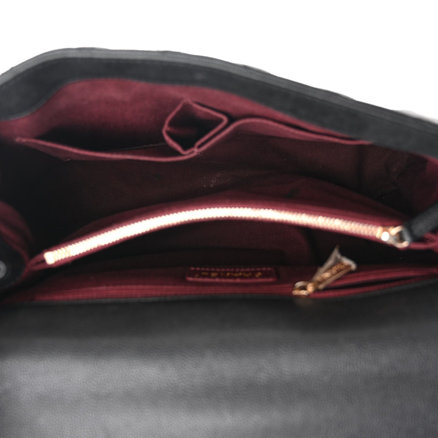 Caviar Quilted Medium Coco Handle Flap Black