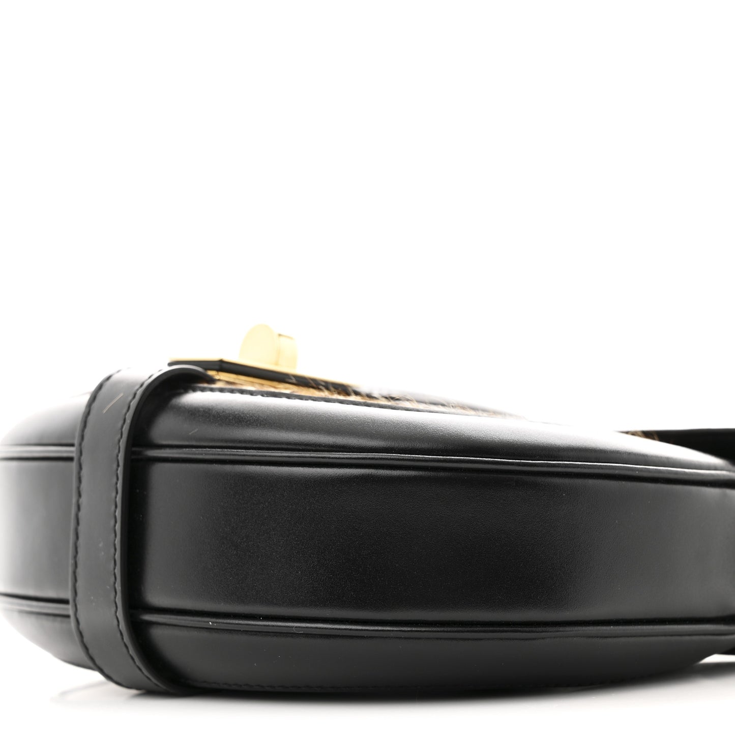 Pony Hair Calfskin Leopard Print Besace 16 Black Naturals