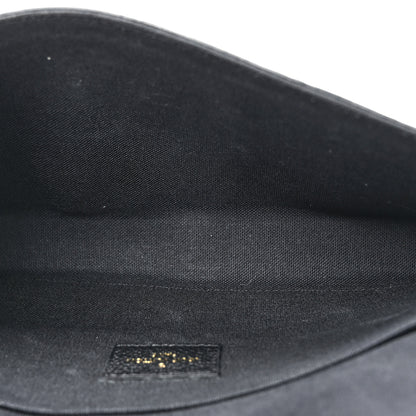 Louis Vuitton Empreinte Pochette Felicie Chain Wallet Black 6 of 12