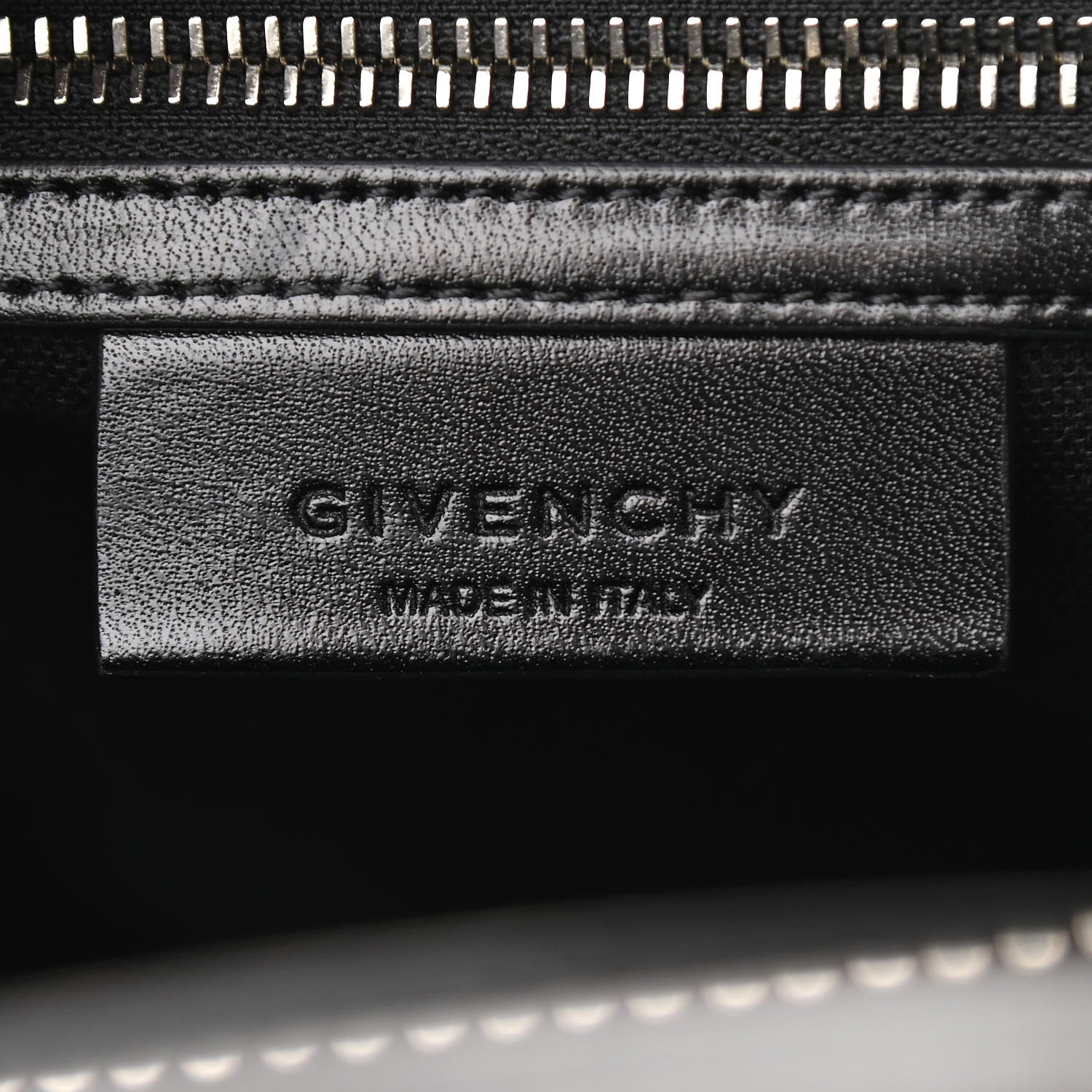 Givenchy Shiny Lord Calfskin Medium Antigona Black 6 of 10