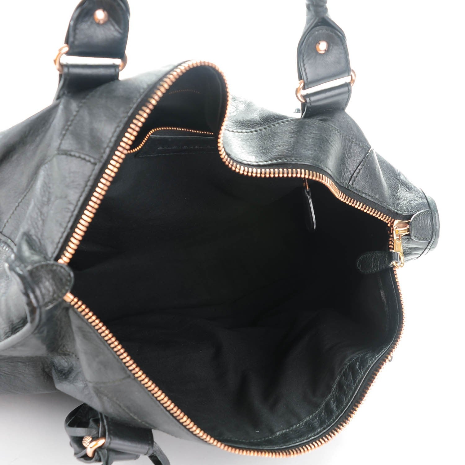 Balenciaga Agneau Giant 21 Rose Gold Hardware Work Black 6 of 8