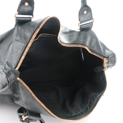 Balenciaga Agneau Giant 21 Rose Gold Hardware Work Black 6 of 8