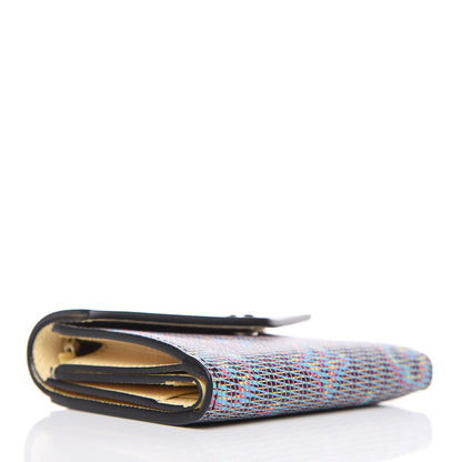Louis Vuitton Monogram LV Pop Zoe Wallet Blue 4 of 6