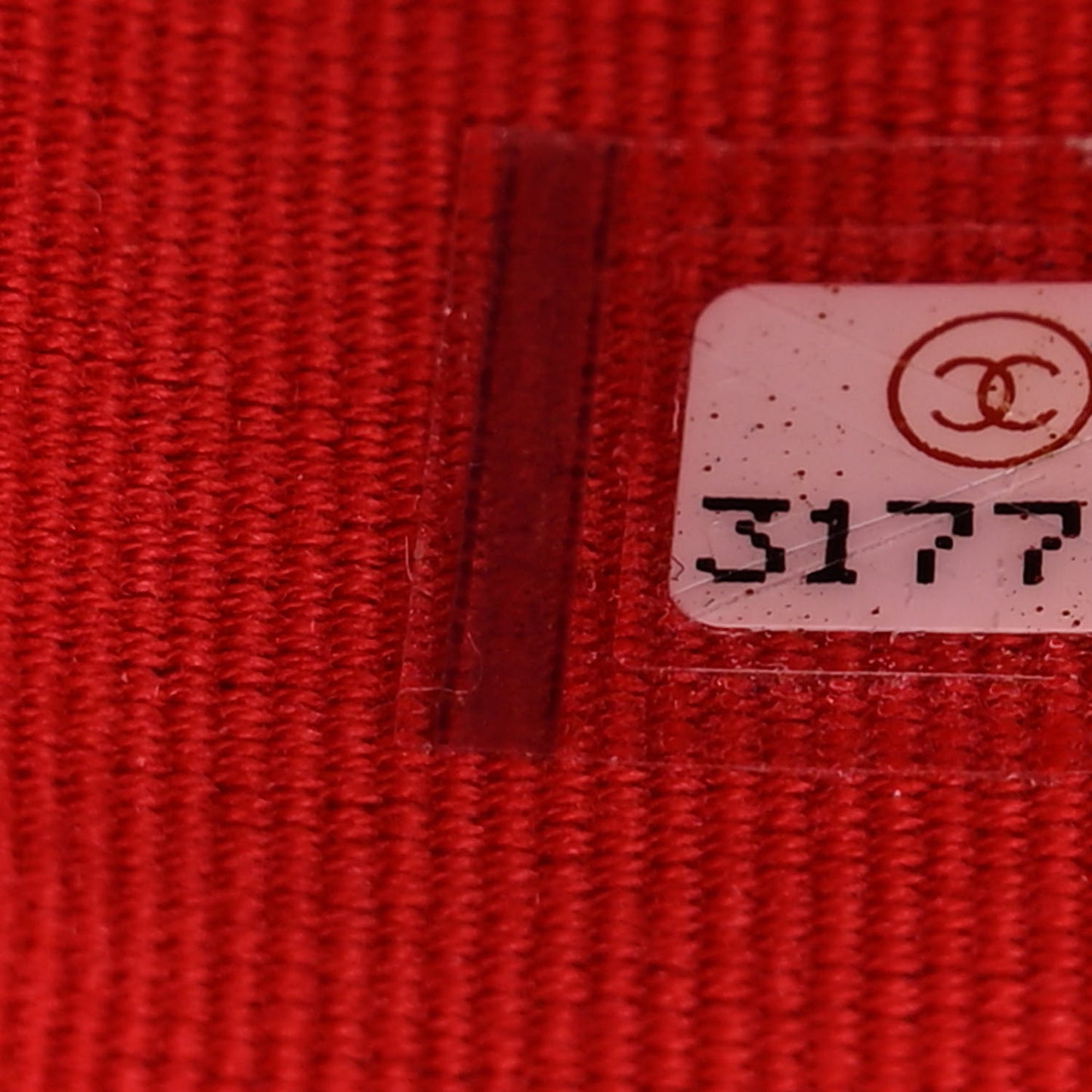 Caviar Quilted Mini Vanity Case With Chain Red