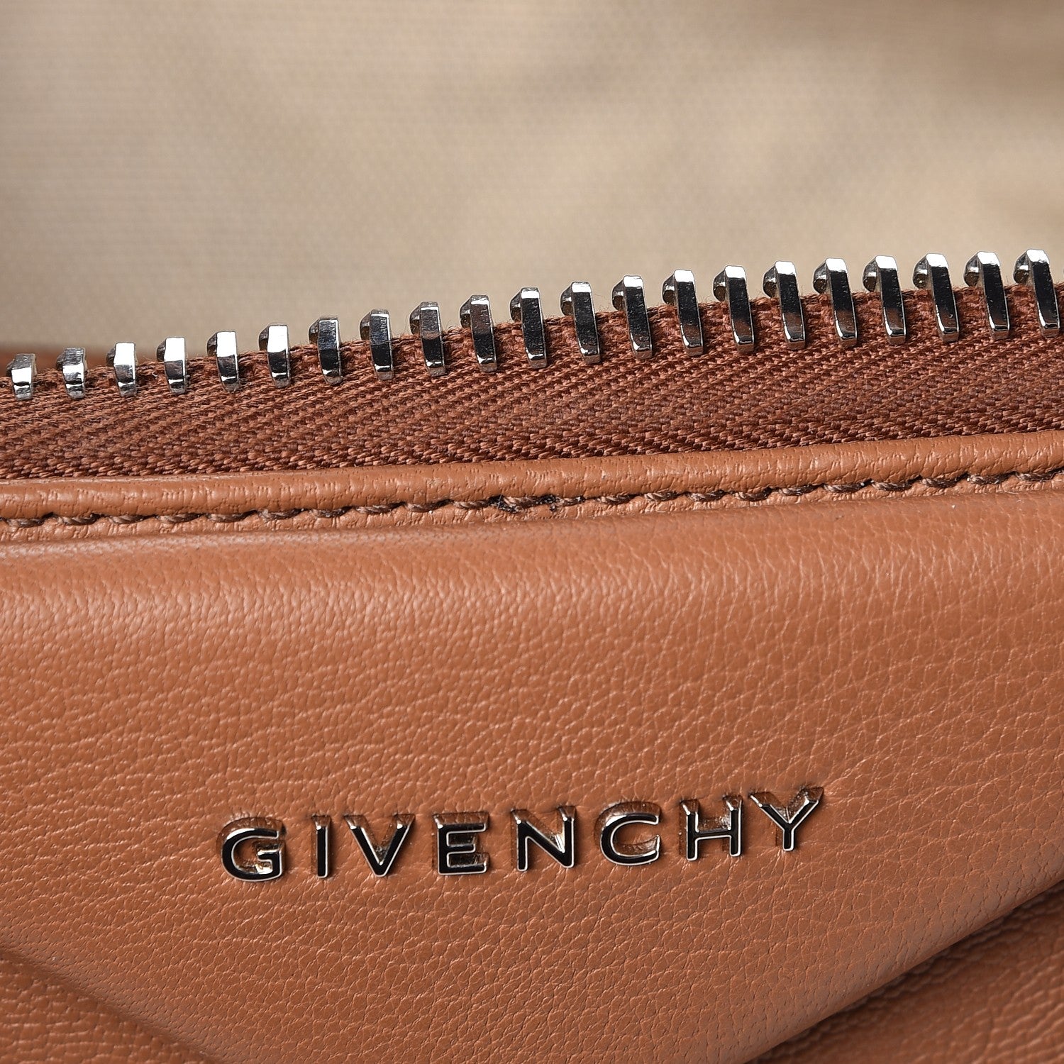 Givenchy Sugar Goatskin Small Antigona Caramel 8 of 9