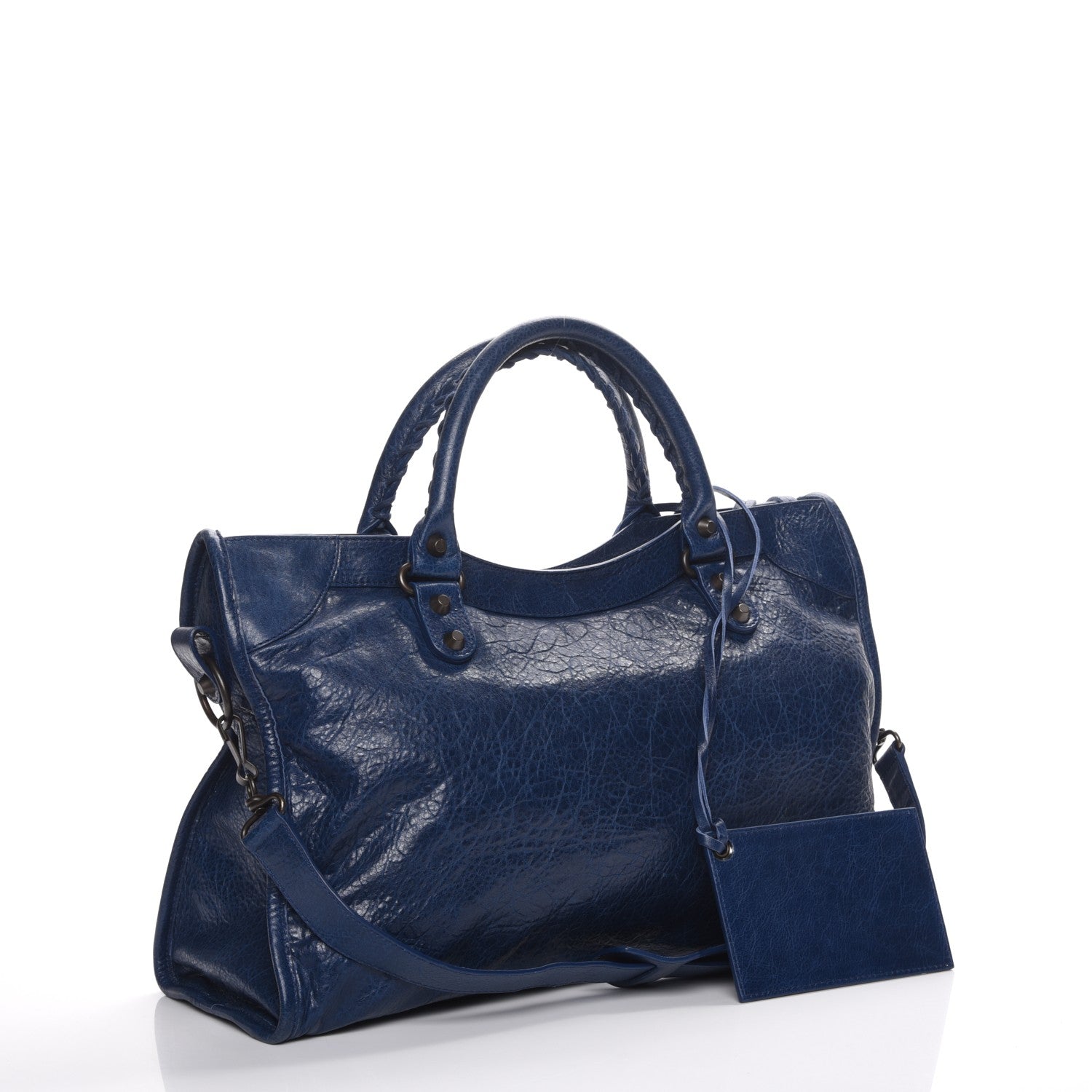 Balenciaga Agneau Classic Hardware City Bleu Mineral 4 of 8