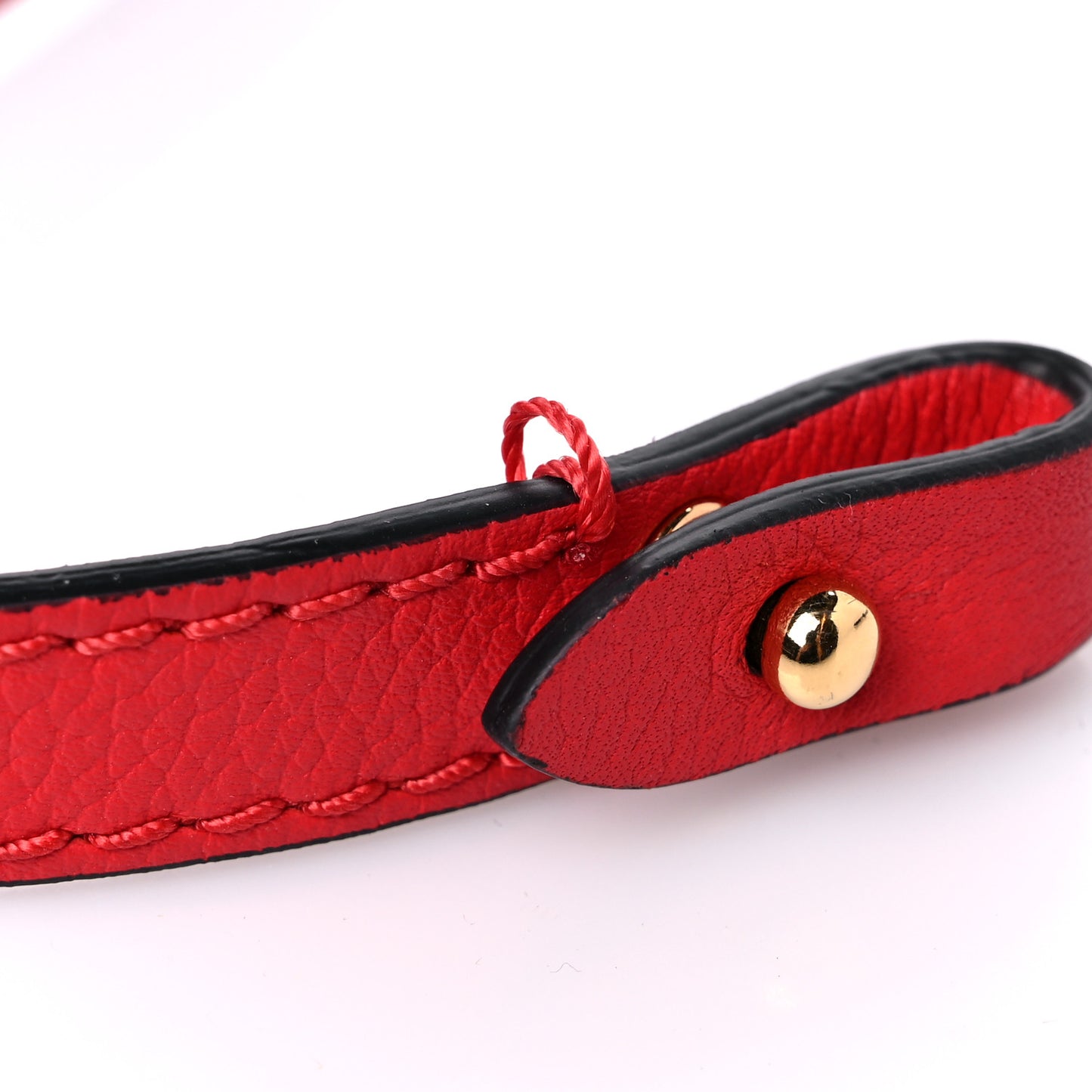 Grained Calfskin Medium La Medusa Bag Red