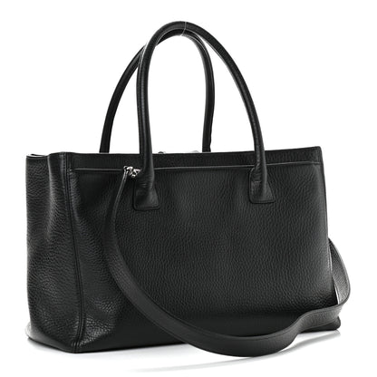 Chanel Calfskin Cerf Executive Shopper Tote Black 4 of 10