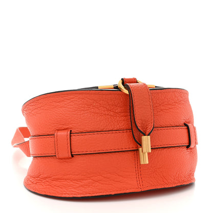 Chloe Grained Calfskin Small Marcie Saddle Bag Rusted Orange 4 of 17