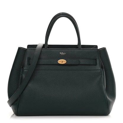 Mulberry Heavy Grain Belted Bayswater Tote Mulberry Green 1 of 10