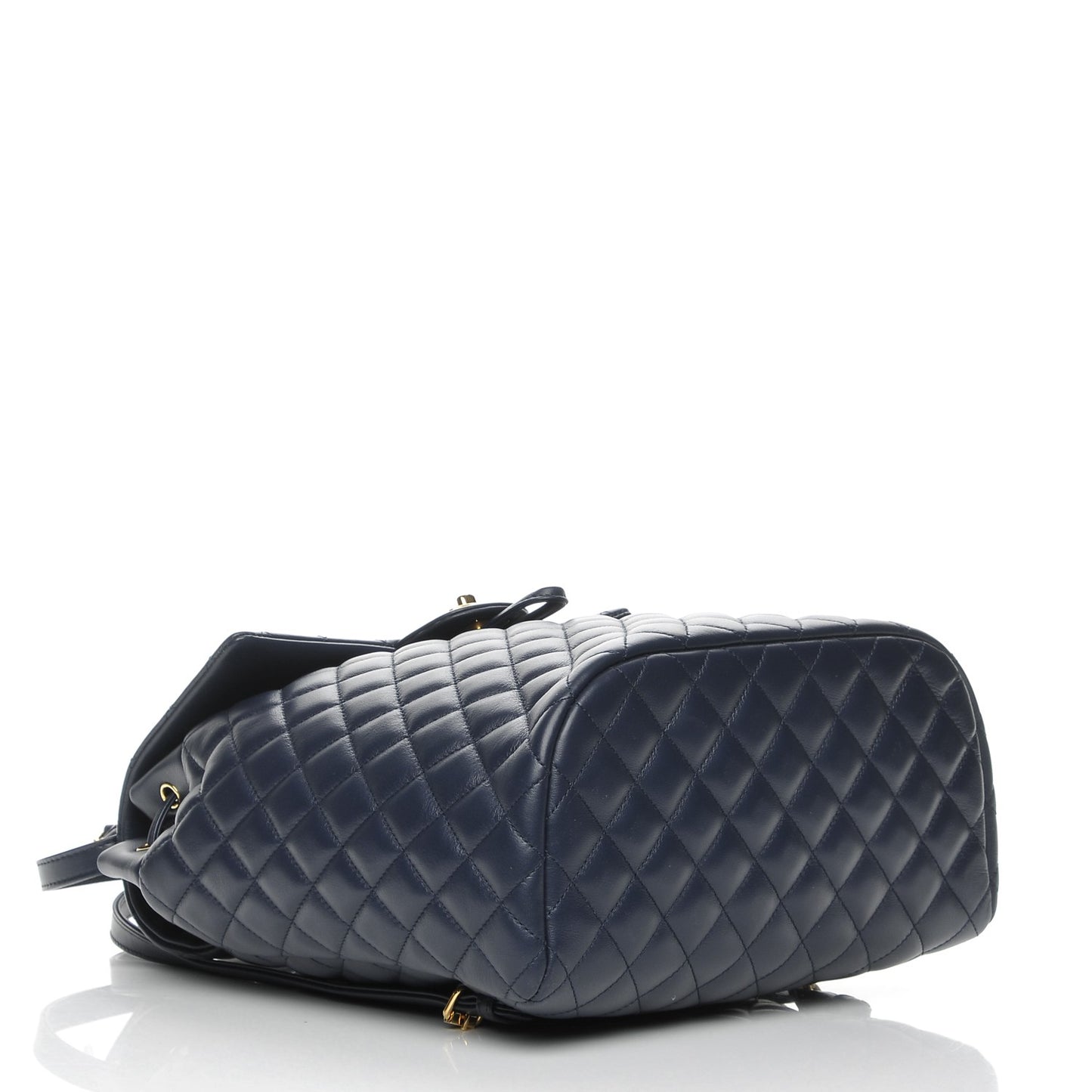 Calfskin Quilted Large Urban Spirit Backpack Navy