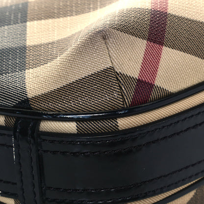 Burberry Nova Check Small Barton Hobo Black 10 of 14