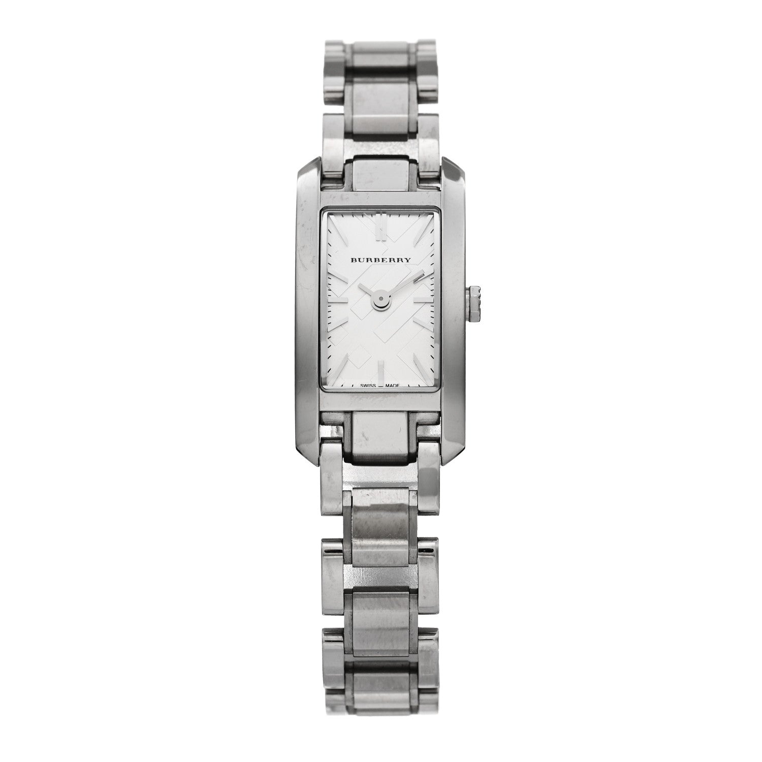 Burberry Stainless Steel 17mm Heritage Quartz Watch Silver BU9600 1 of 5
