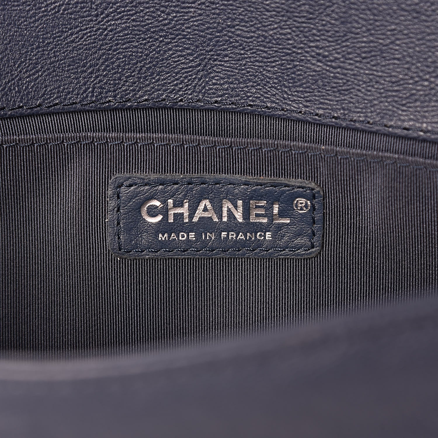 Chanel Calfskin Quilted Medium Top Handle Boy Flap Blue 5 of 11