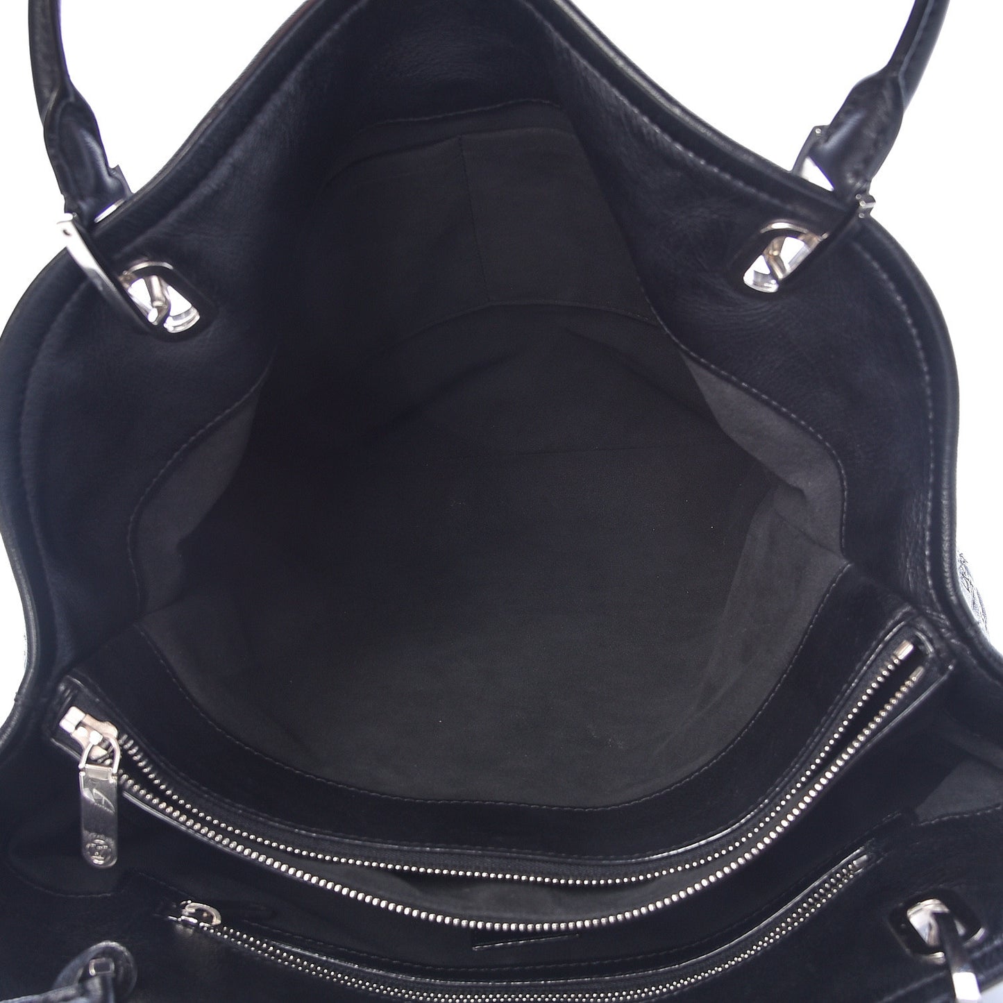 Monogram Lambskin Antheia Lilia GM Black