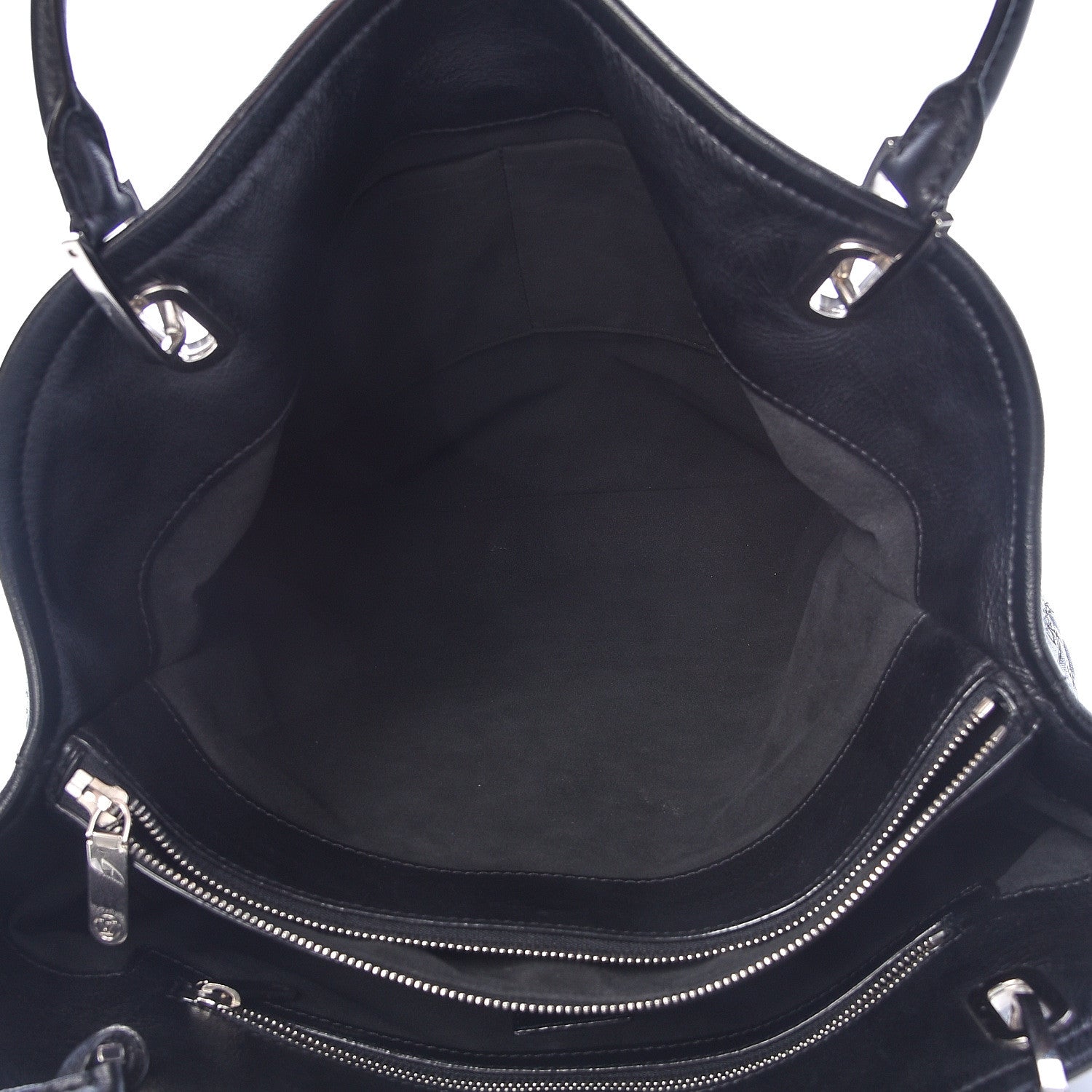 Louis Vuitton Monogram Lambskin Antheia Lilia GM Black 6 of 13