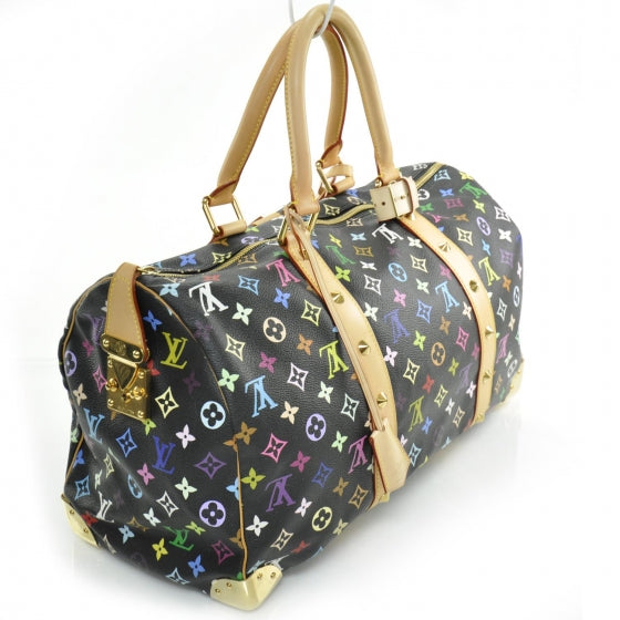 Monogram Multicolor Keepall 45 Black