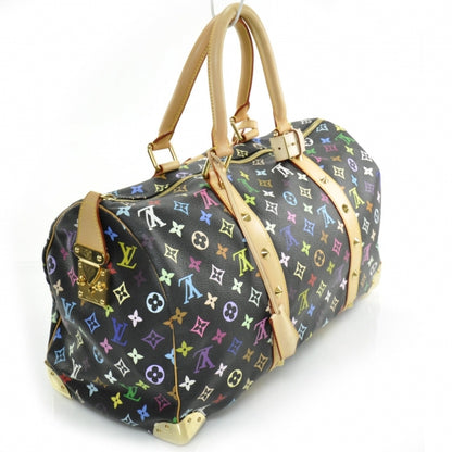Louis Vuitton Monogram Multicolor Keepall 45 Black 3 of 10