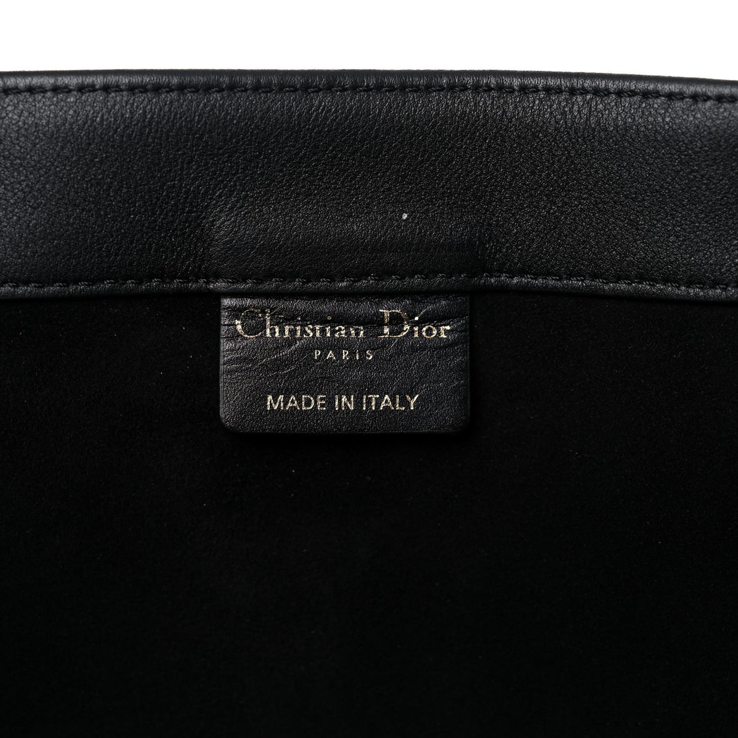 Calfskin Large Surrealism Book Tote Black