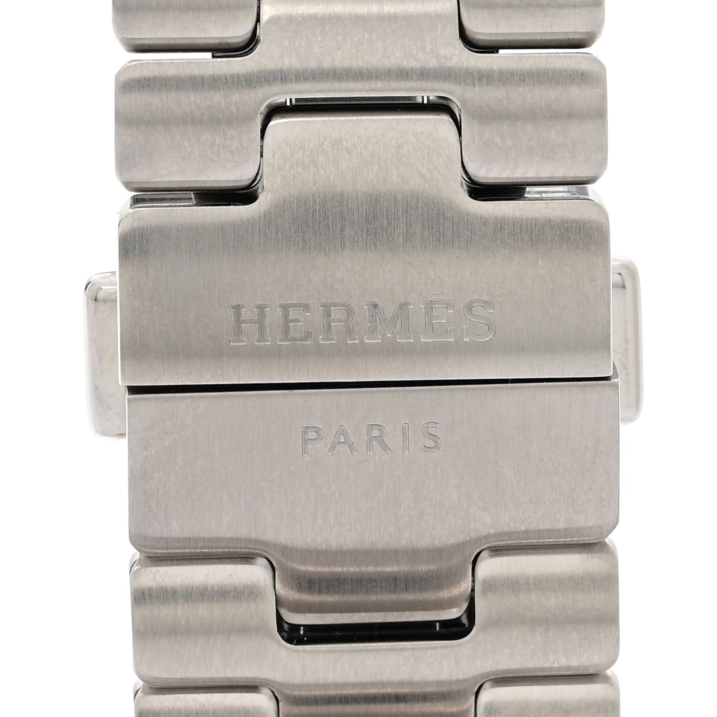 Stainless Steel 46mm Grand H Apple Watch Single Tour Band Gris