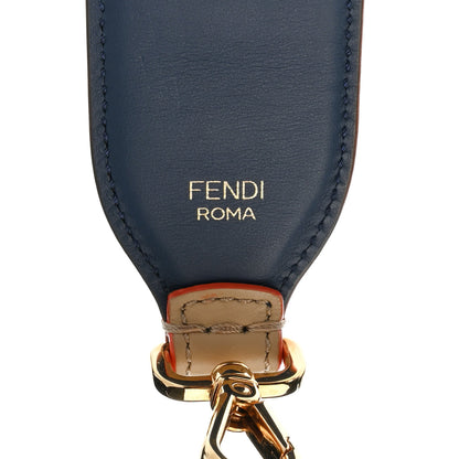 Fendi Vitello Century Plexiglass Bi-Color Studded Strap You Amido Blue Scuro 4 of 4