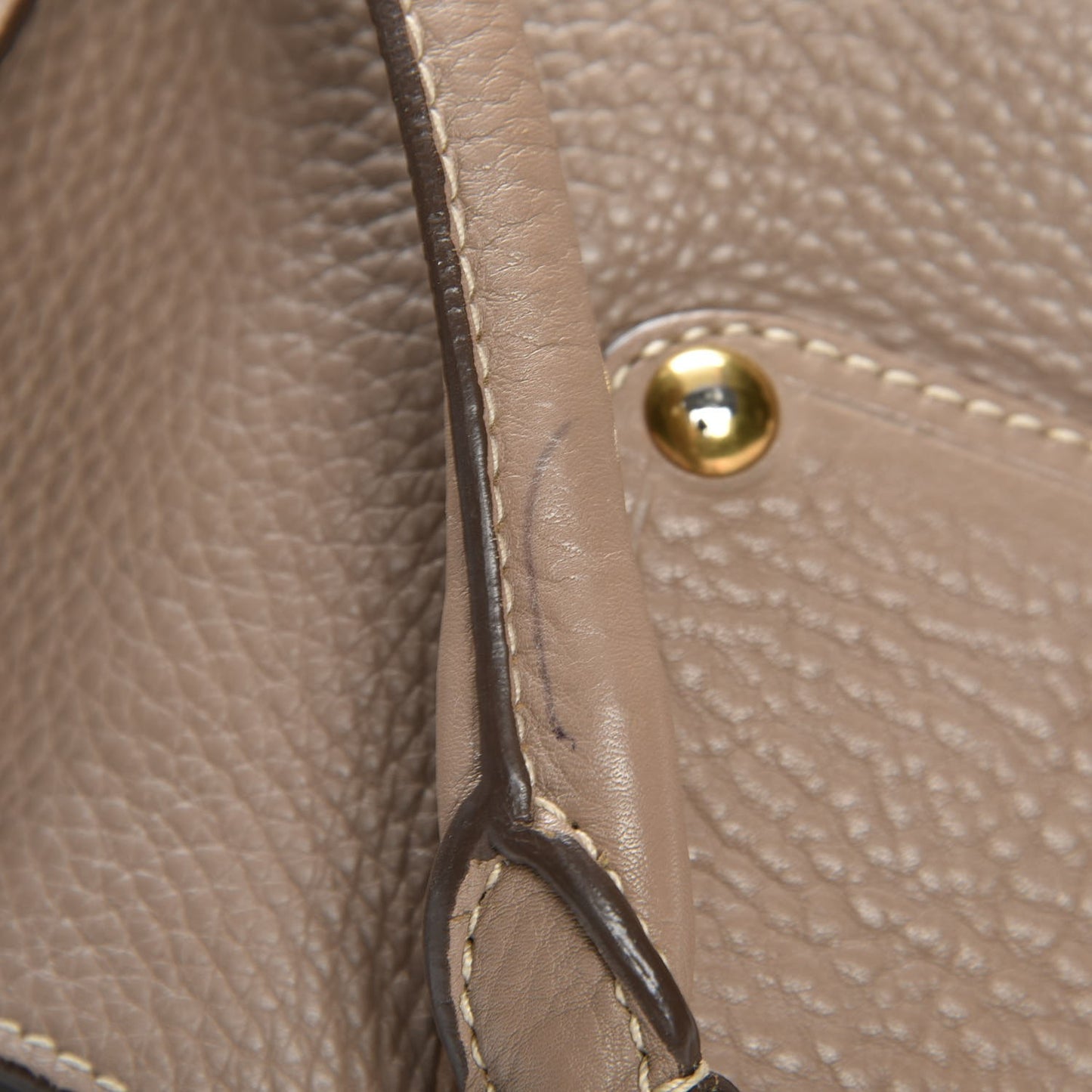 Vitello Daino Pushlock Tote Sughero