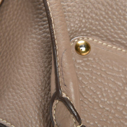 Prada Vitello Daino Pushlock Tote Sughero 9 of 10