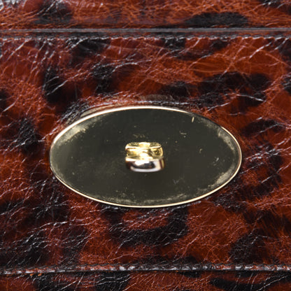 Mulberry Shiny Leopard Oversized Alexa Dark Oak 10 of 24